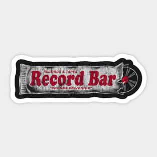 Record Bar Music Store Vintage Durham North Carolina Sticker